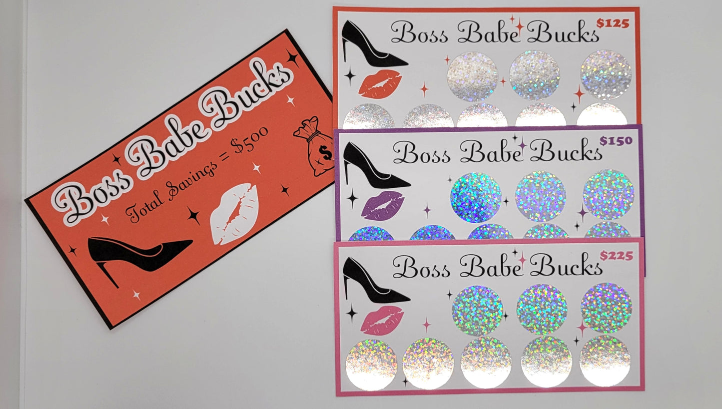 Boss Babe Bucks - $500 Scratch Off Bundle