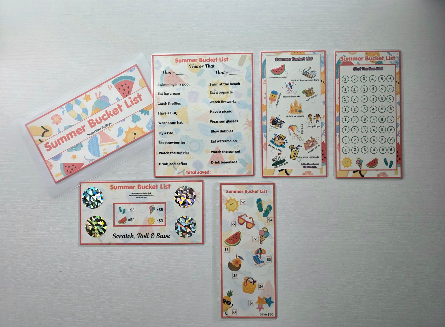Summer Bucket List - July Fun Bundle