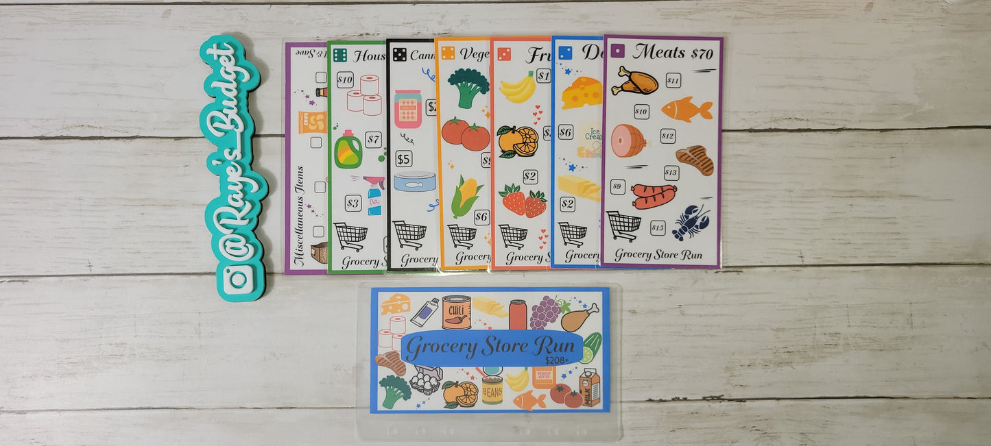 Grocery Store Run - The Bundle - Laminated Challenge
