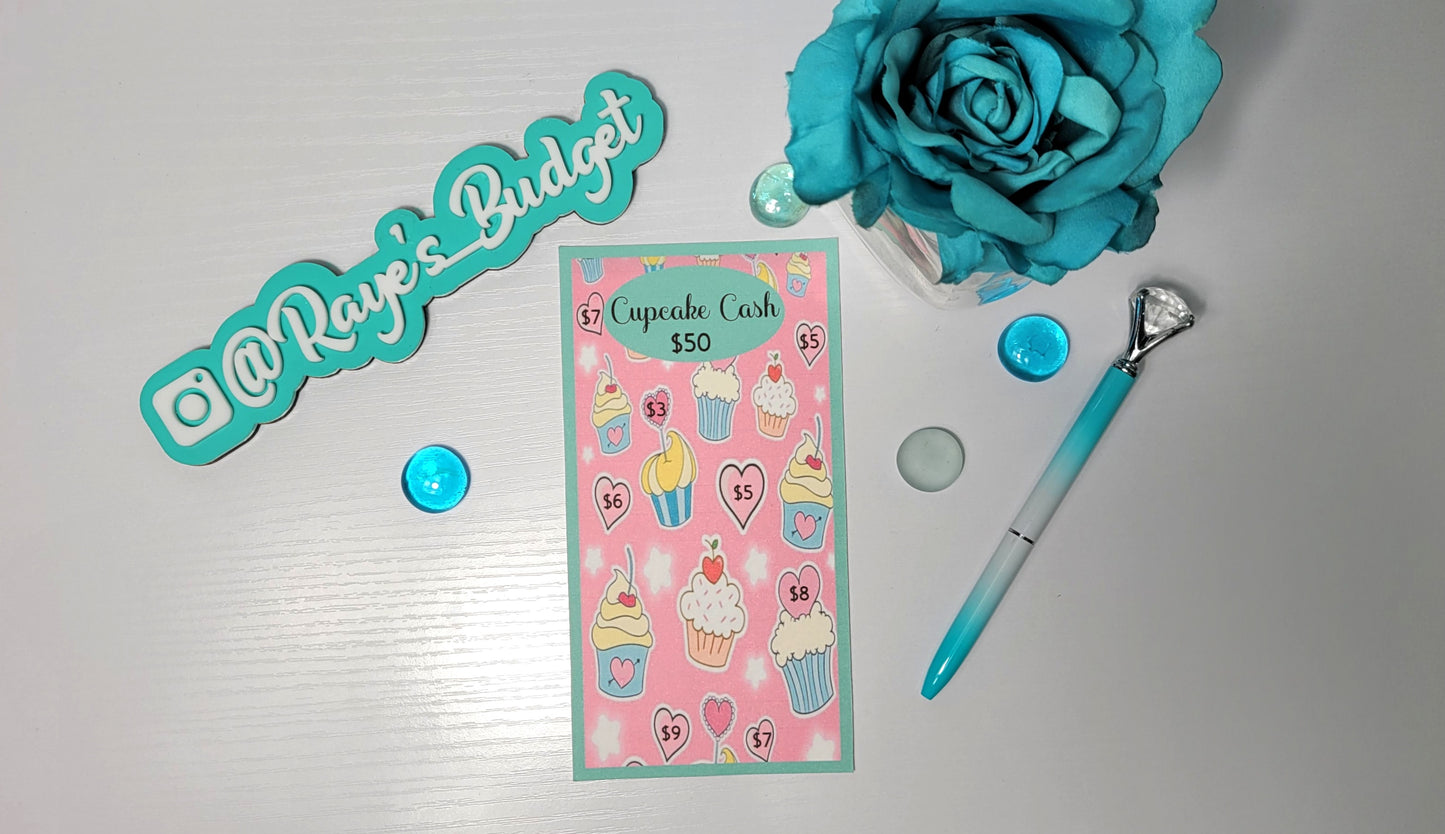 Cupcake Cash A6 Savings Challenge