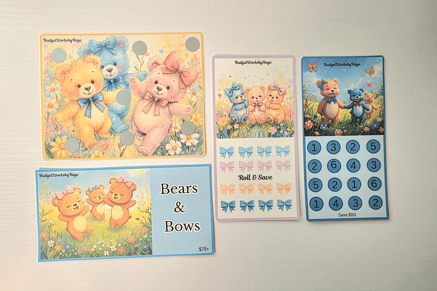 Bears & Bows Savings Challenges Trio - Save $75+