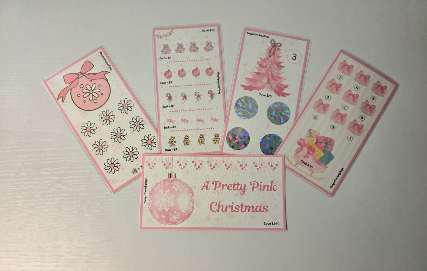 A Pretty Pink Christmas Challenge Bundle