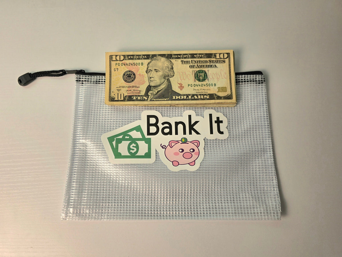 Bank It - Money Pouch (Money in picture not included)