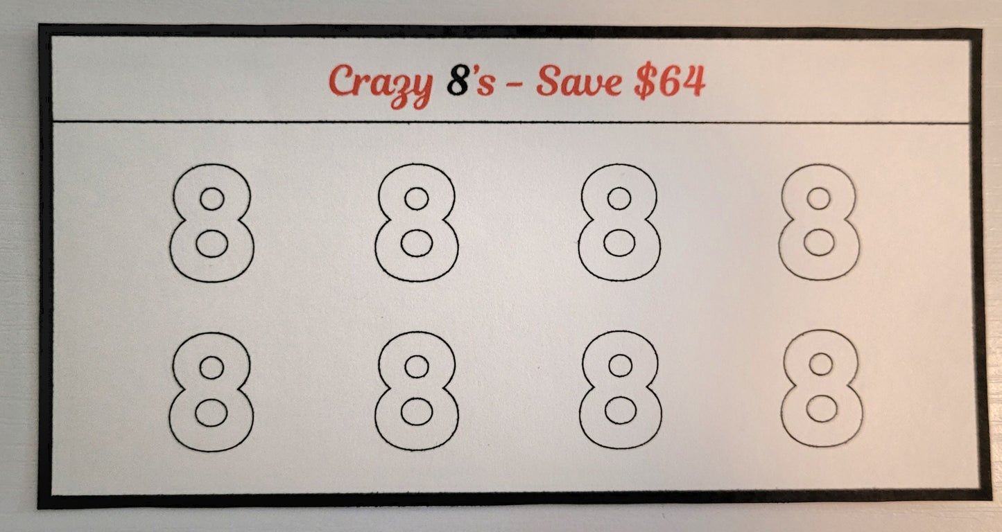 Small Savings = Big Wins 5 Challenges Bundle #1 With Dashboard and Envelope